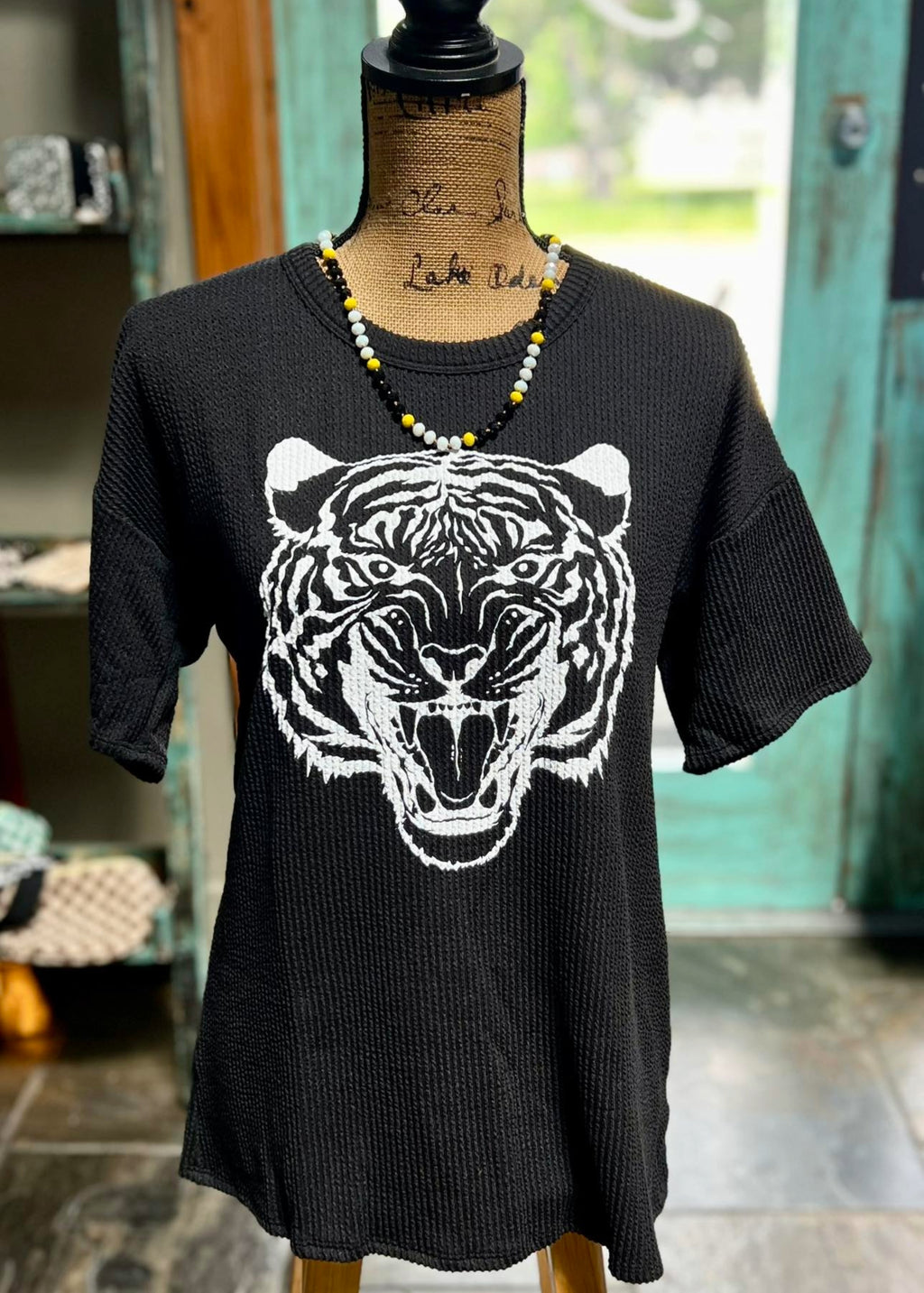 Ribbed Tiger Tee