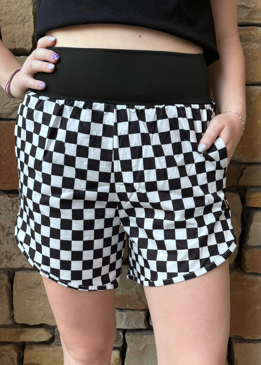 Checkered Shorts