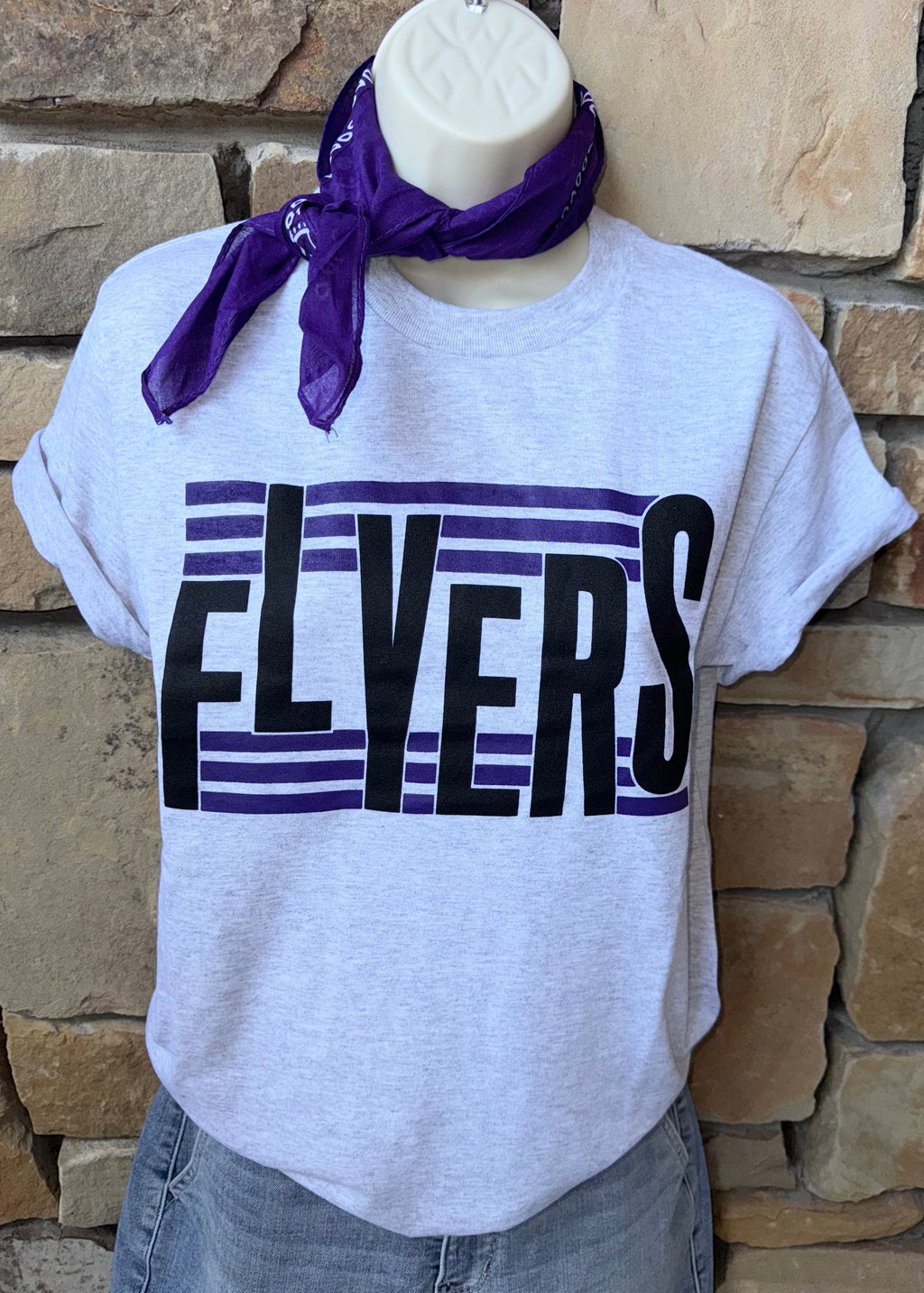 Game Day Stripes Flyers Tee