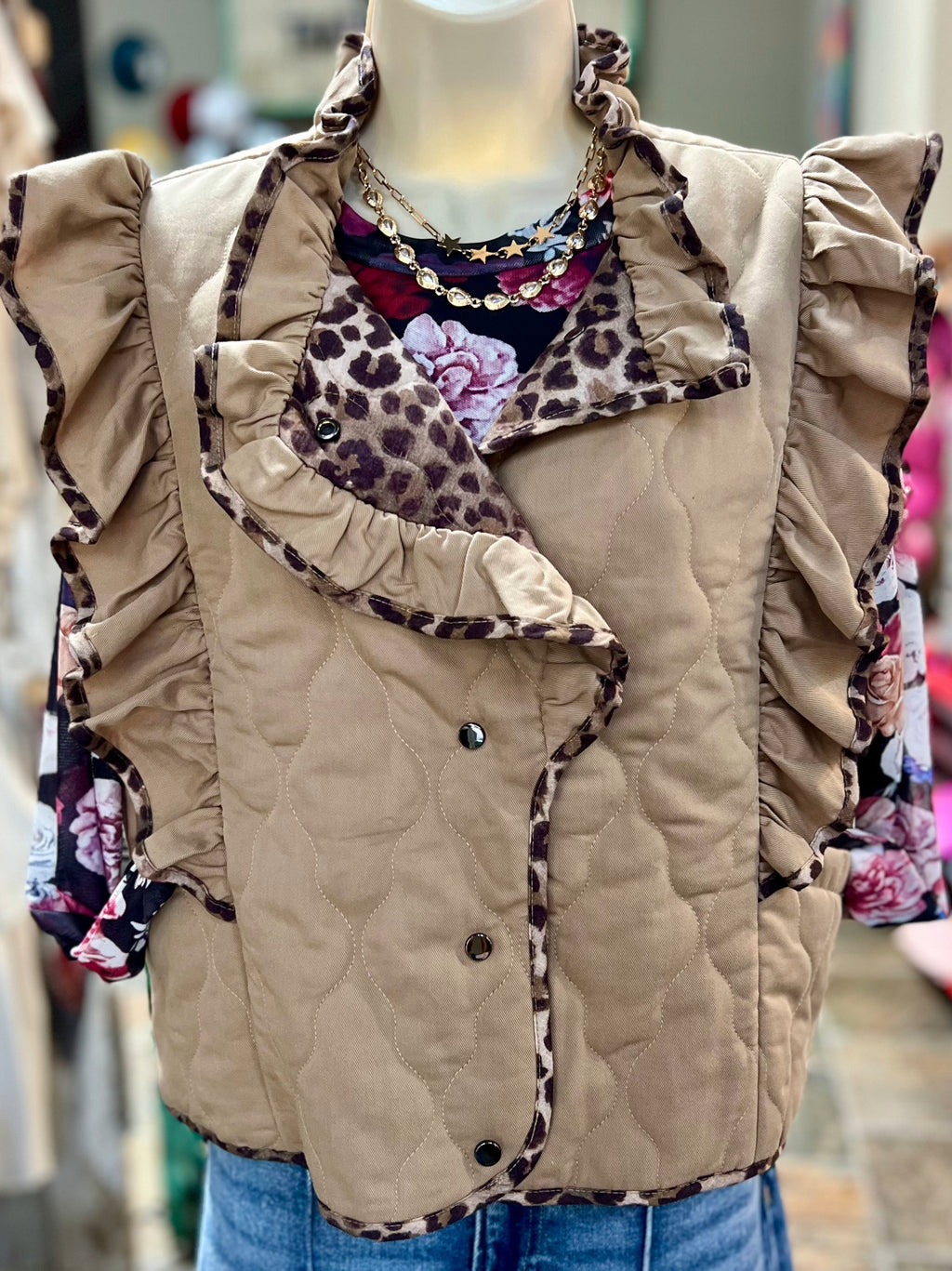 Wild Edge Ruffle Vest