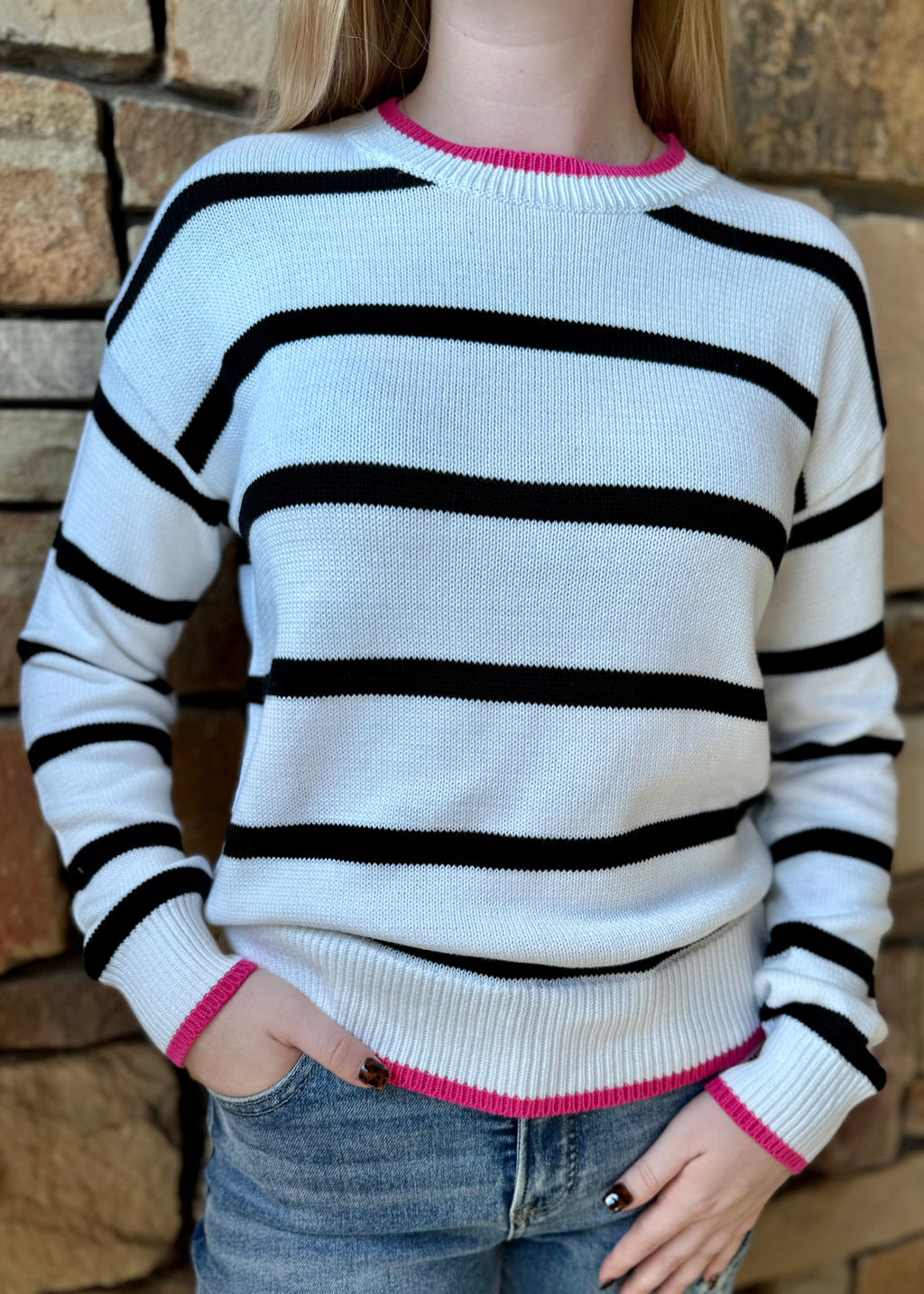 The City Lights Stripe Sweater