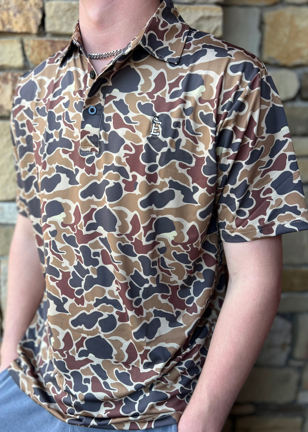 HS Duck Camo Polo