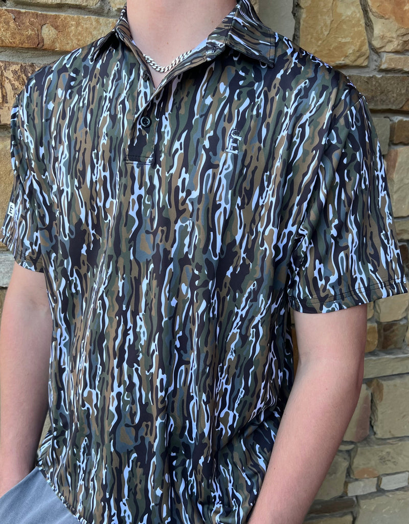 HS Ranch Camo Polo