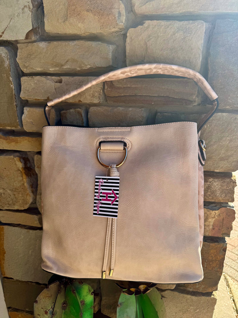 Sandstone Shoulder Bag – Neutral Minimalist Purse