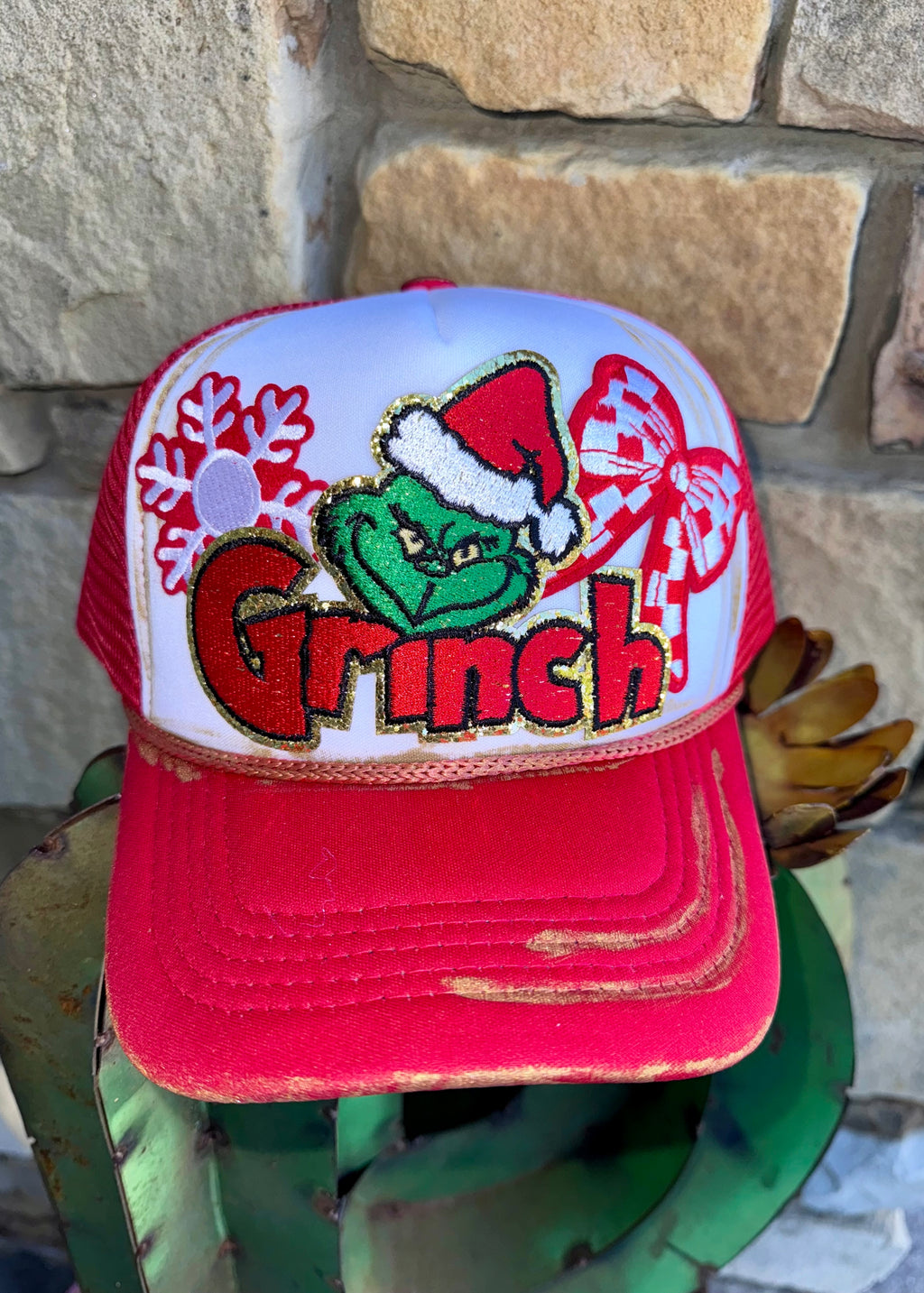 Grinchmas Sparkle Trucker