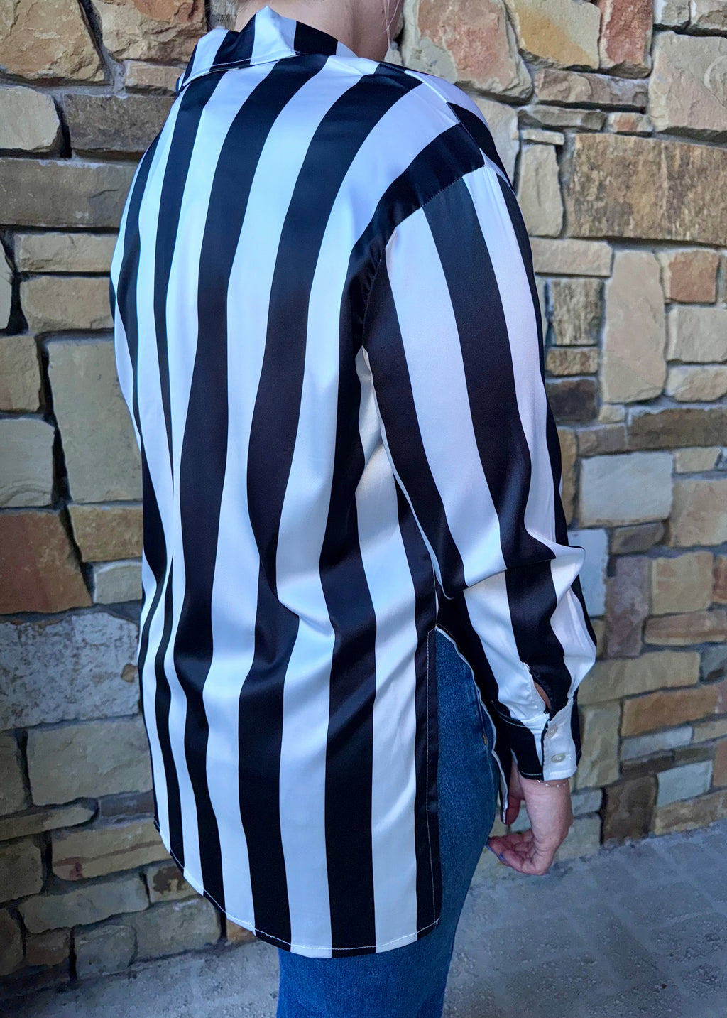 Sideline Satin Blouse