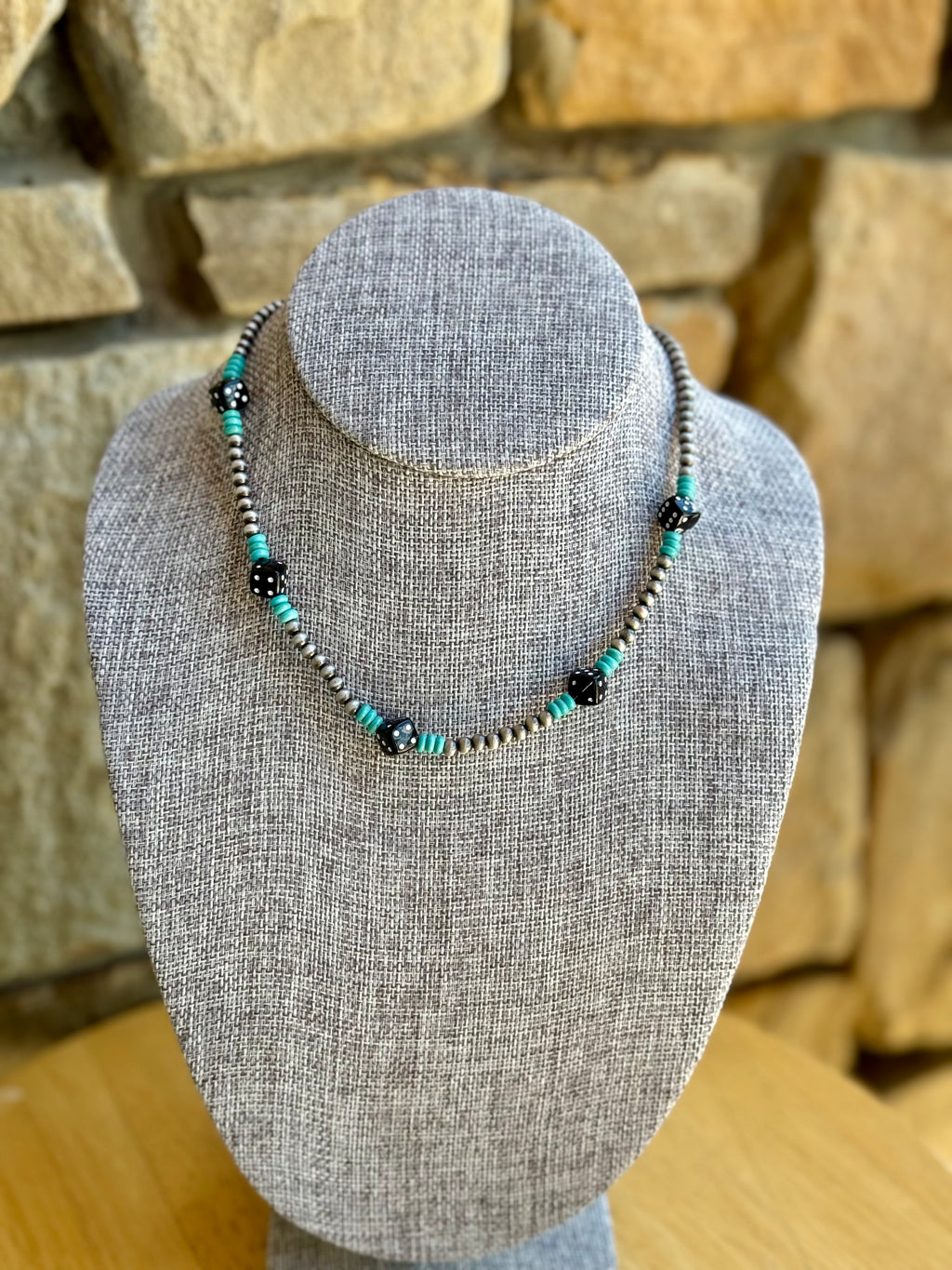 Roll the dice necklace