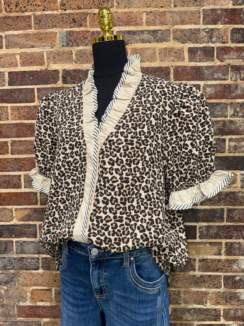 The Savannah Ruffle Blouse
