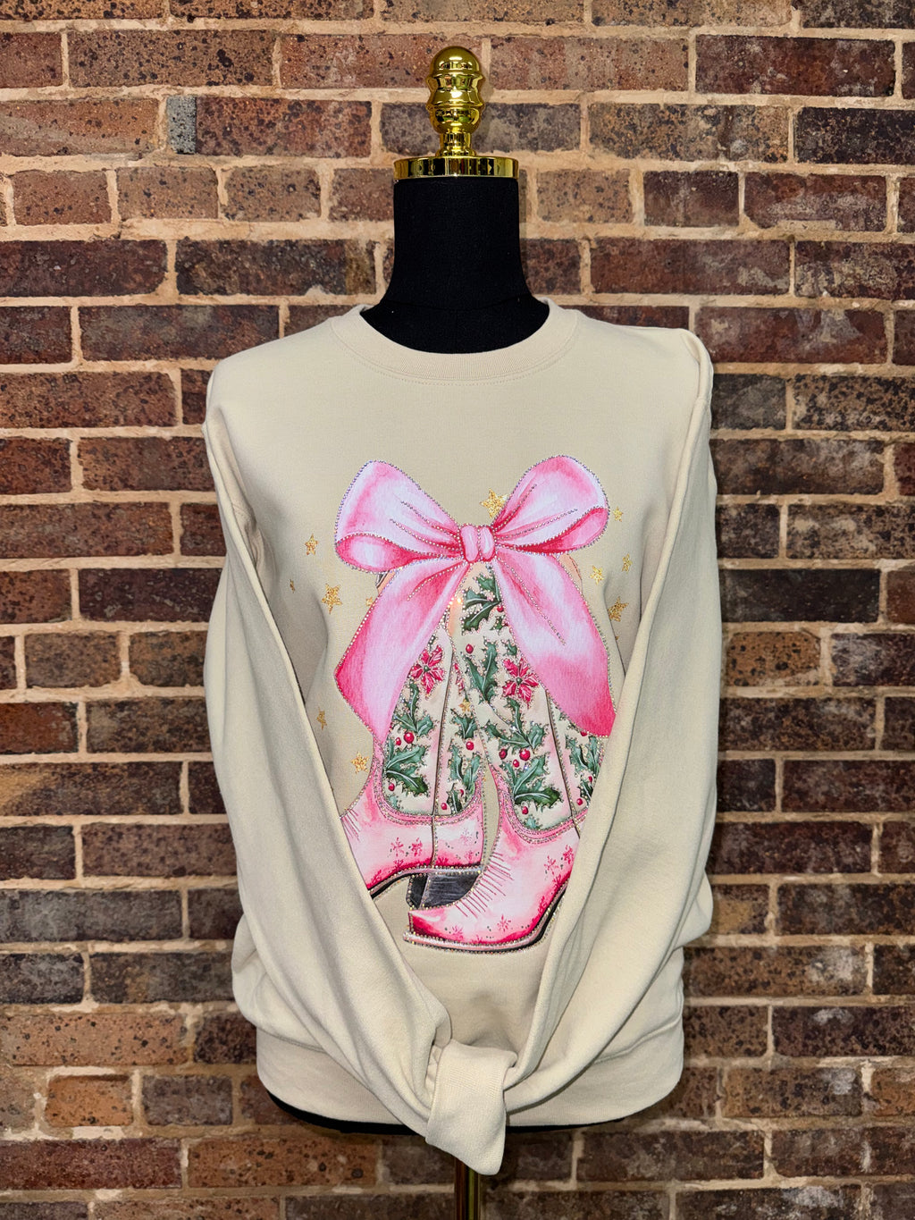 Bling Boots Crewneck