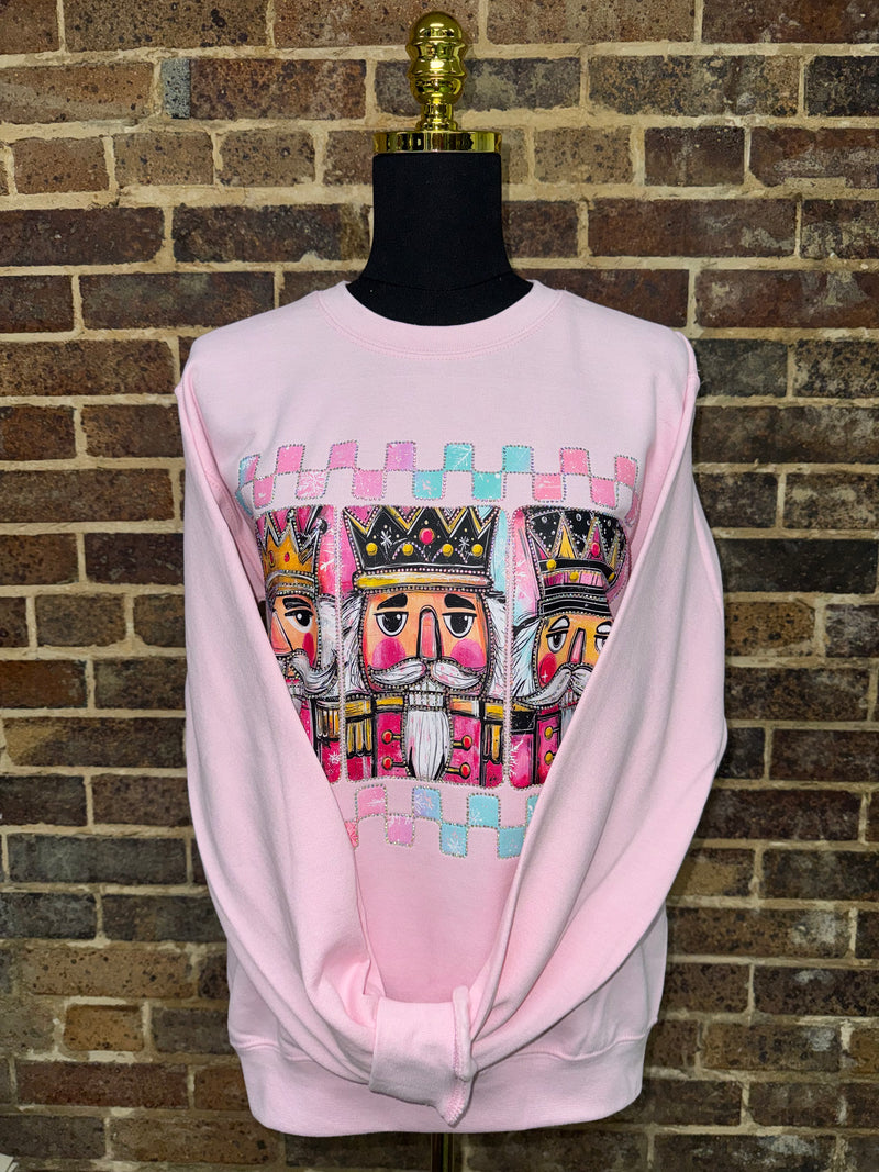 Bling Nutrcracker Crewneck