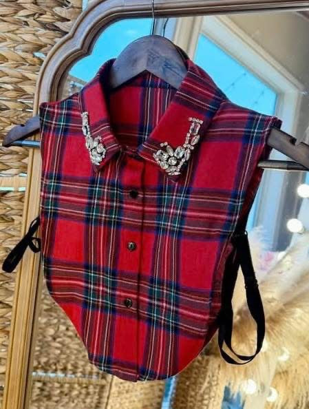 Plaid Dickey's Collar