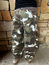 Camo Street Wide-Leg Pants