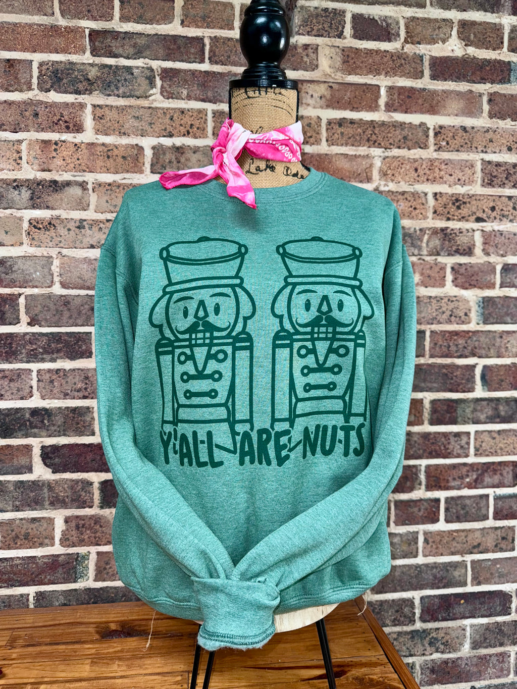 Y’all Are Nuts Crewneck