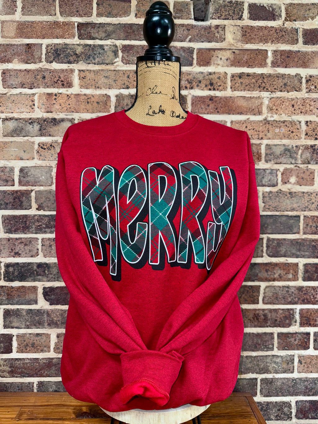 Plaid Merry Christmas Crew