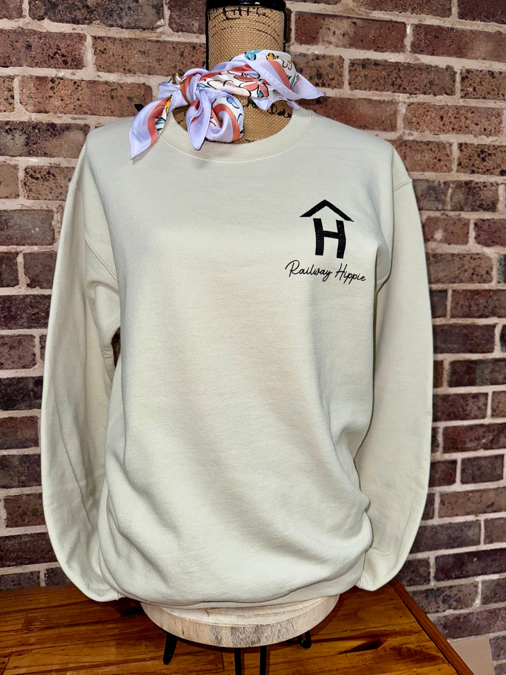 The Railway Classic Tan Crewneck