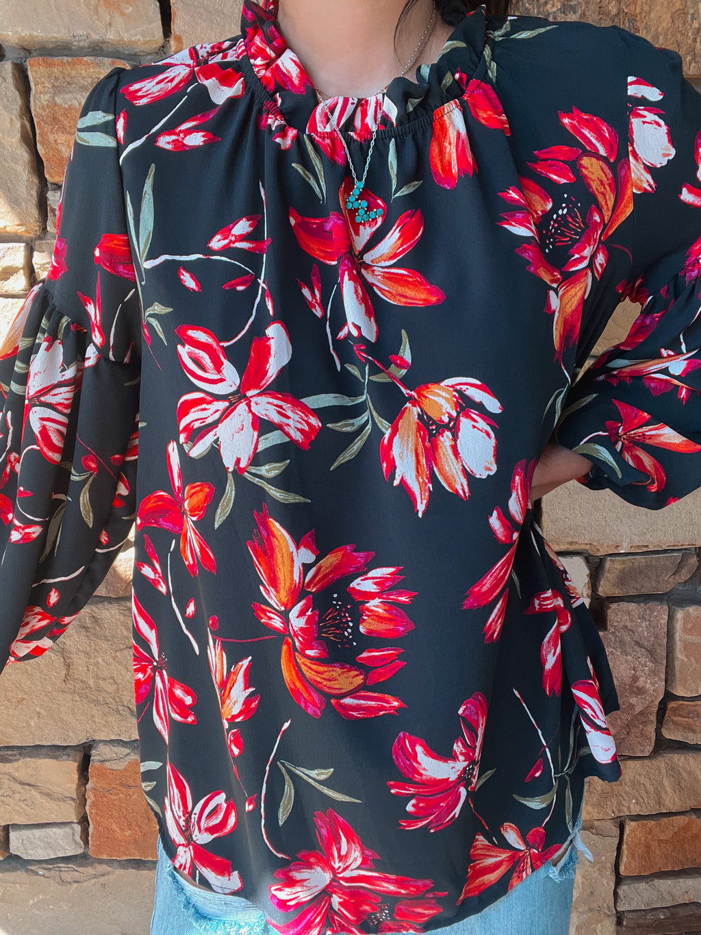 The Floral Long Sleeve Blouse