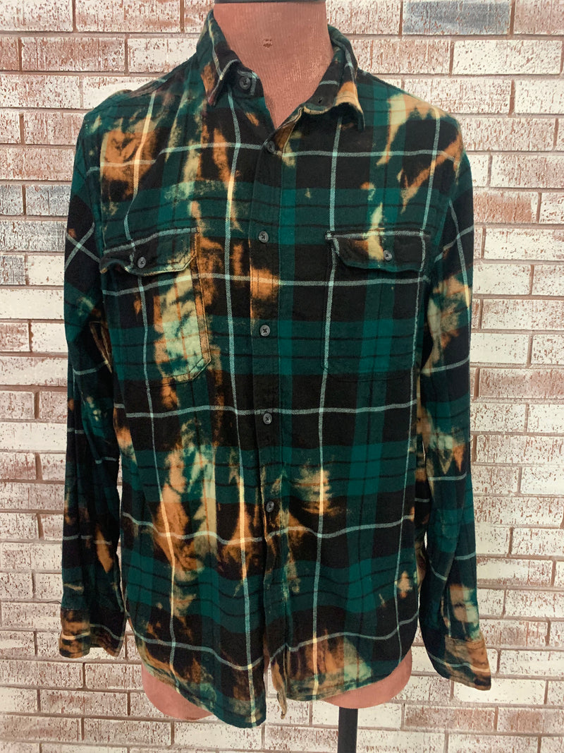 Green Bleached Flannel
